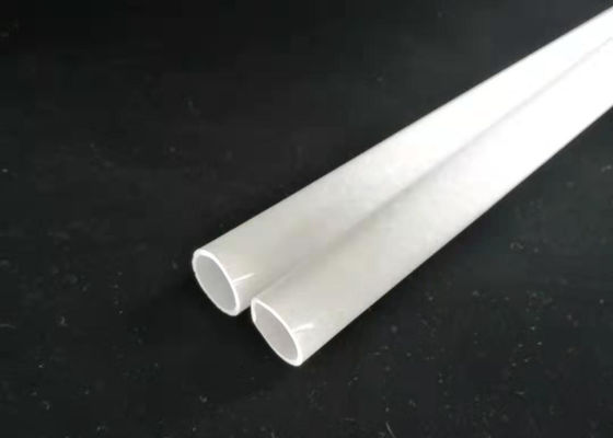 Çin Sigortalı Silika Cam Tüp Sütlü / Saten Tipi, 24mm OD ve 2mm Kalınlık Tedarikçi