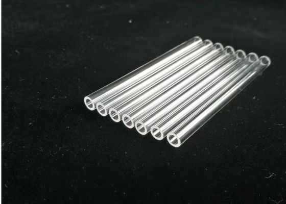 6mm OD Sigortalı Kuvars Cam Tüp Sonu Yangın Cilalı Silika Cam Tüp Tedarikçi
