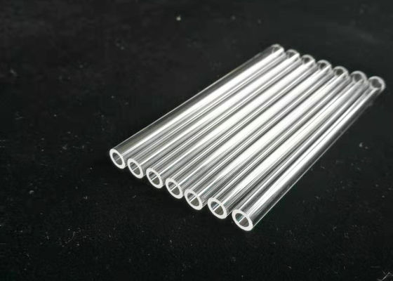 6mm OD Sigortalı Kuvars Cam Tüp Sonu Yangın Cilalı Silika Cam Tüp Tedarikçi