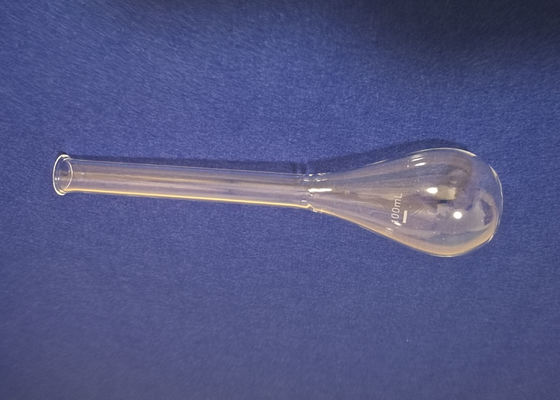 Kişiselleştirilmiş Kaynaştırılmış Quartz Labware / Kjeldahl Şişesi 100ML Uzun Boylu Tedarikçi