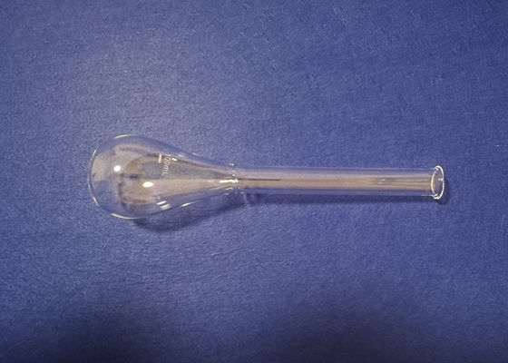Kişiselleştirilmiş Kaynaştırılmış Quartz Labware / Kjeldahl Şişesi 100ML Uzun Boylu Tedarikçi