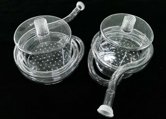 Kuvars Cam Lab Reaktör Şişesi Spiral Tüplü Yüksek Kimyasal Performans Tipi Tedarikçi