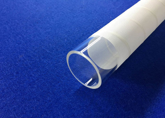 PECVD Sigortalı OD 30mm Kuvars Cam Tüp Beyaz 3 M Fiber Ile Güneş Endüstrisinde Kullanılan Yüksek Sıcaklık Dayanımı Tedarikçi