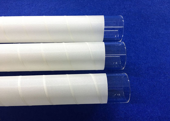PECVD Sigortalı OD 30mm Kuvars Cam Tüp Beyaz 3 M Fiber Ile Güneş Endüstrisinde Kullanılan Yüksek Sıcaklık Dayanımı Tedarikçi