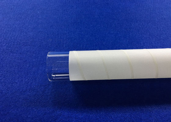 PECVD Sigortalı OD 30mm Kuvars Cam Tüp Beyaz 3 M Fiber Ile Güneş Endüstrisinde Kullanılan Yüksek Sıcaklık Dayanımı Tedarikçi