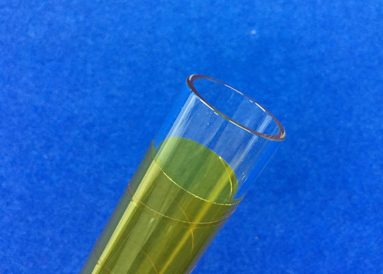 Fotokoltaik Endüstrisinde Kullanılan Sarı 3M Fiber Kaplı PECVD Sigortalı OD 30 mm Kuvars Cam Tüp Tedarikçi
